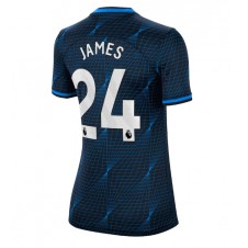 Chelsea Reece James #24 Bortatröja Dam 2023-24 Korta ärmar